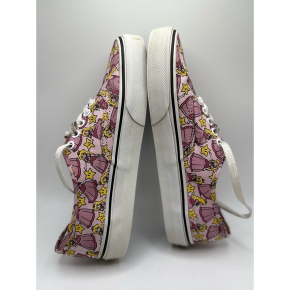 Vans x Nintendo Princess Peach Sneakers Women's Allover Video Game Graphics 8.5 - Picture 7 of 10